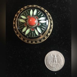 Vintage brooch!  Perfect to wear on clothes or as a purse accessory.